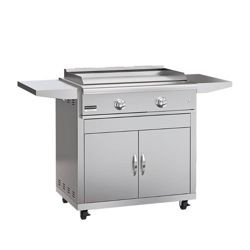 Broilmaster 32 B Series Built In Stainless Gas Griddle BSB322NLN With Stainless Steel Cart Product