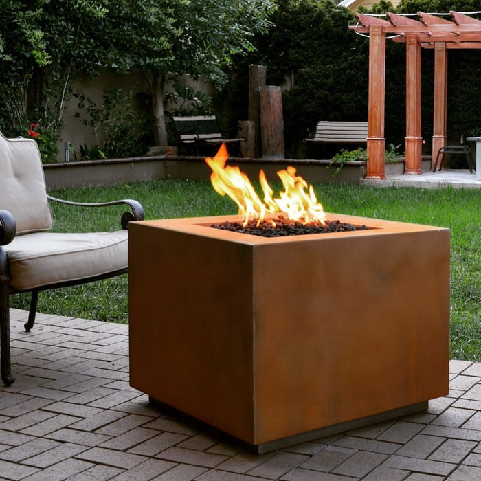 The Outdoor Plus Forma 42" Fire Pit - Corten Steel