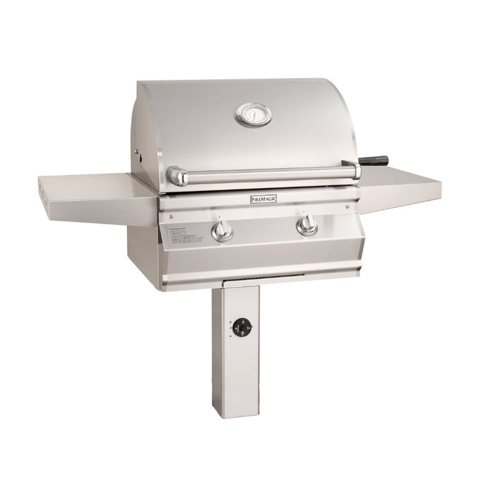 Fire Magic 24" Choice Multi-User Accessible CMA430 Gas Grill in-ground  post mount installation