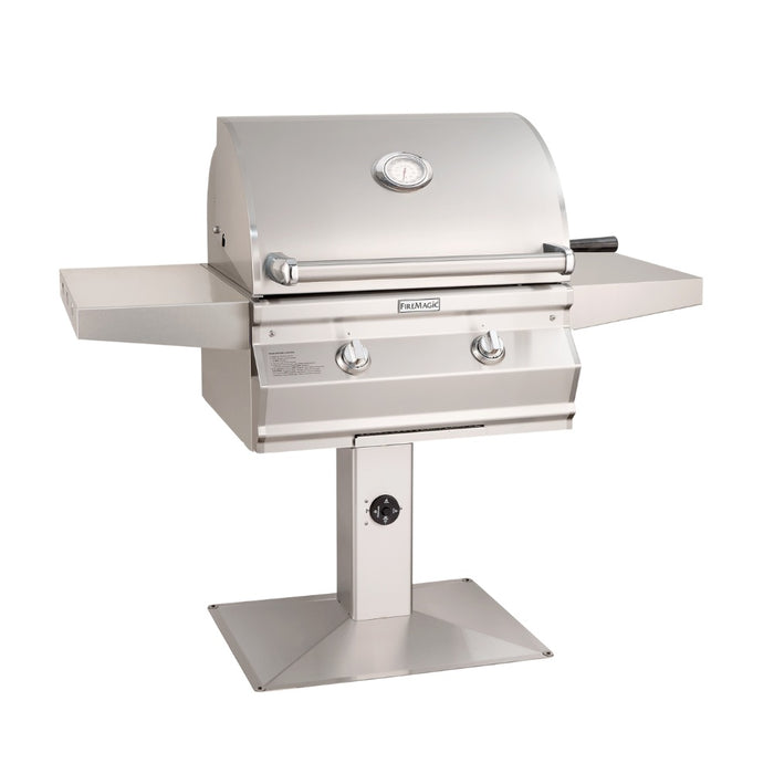 Fire Magic 24" Choice Multi-User Accessible CMA430 Gas Grill patio post mount installation