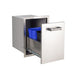 Fire Magic 24"x17" Double Trash Cabinet door open