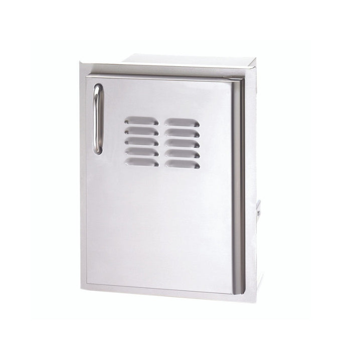 Fire Magic 3-Series 21"x14.5" Single Access Door w/ Louvers shown in right hinge