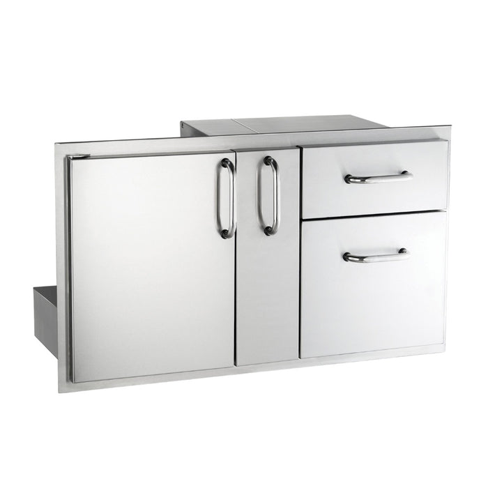 Fire Magic 3-Series Access Door w/ Platter Storage & Double Drawer