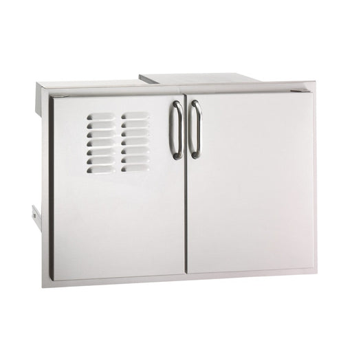 Fire Magic 3-Series Double Doors w/ Trash Tray & Dual Drawers (LP Louvers)