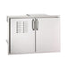 Fire Magic 3-Series Double Doors w/ Trash Tray & Dual Drawers (LP Louvers)