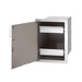 Fire Magic 3-Series Single Door w/ Dual Drawers shown in left hinge