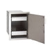 Fire Magic 3-Series Single Door w/ Dual Drawers shown in right hinge