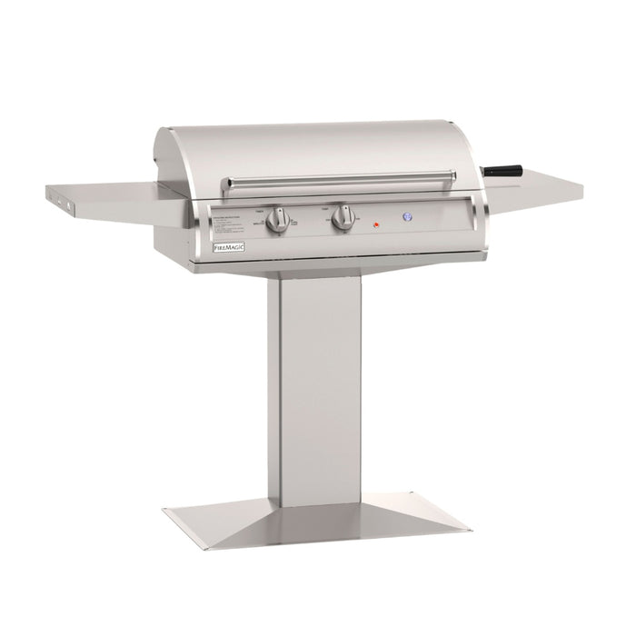 Fire Magic 48" Analog Electric Grill accessible patio post installation