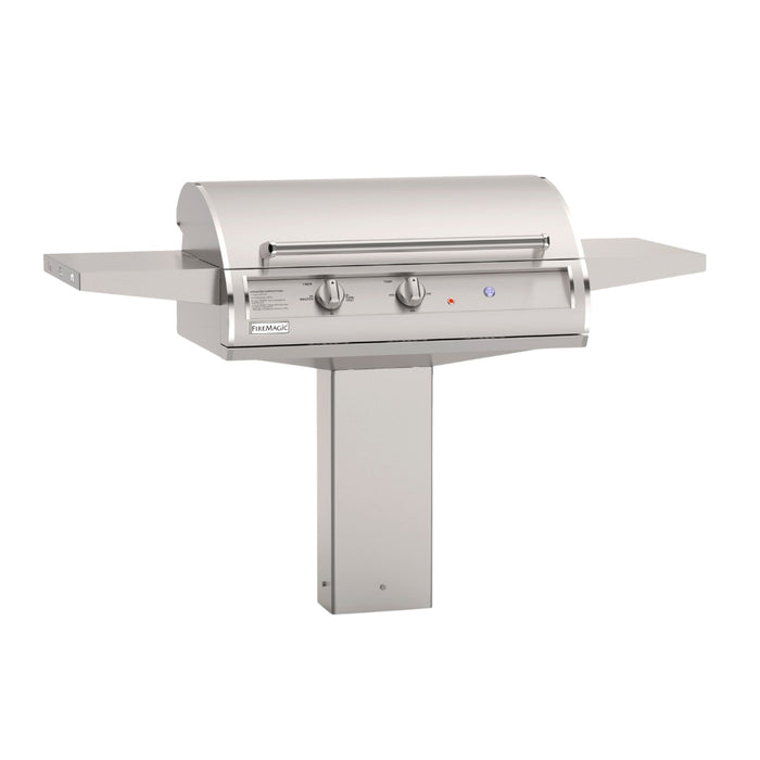 Fire Magic 48" Analog Electric Grill in-ground post mount installation