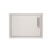 Front view of Fire Magic 5-Series 15"x20.5" Horizontal Single Access Door Left Hinge