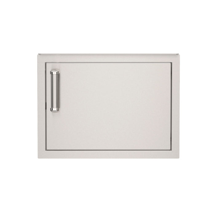 Front view of Fire Magic 5-Series 15"x20.5" Horizontal Single Access Door right hinge 