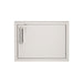 Front view of Fire Magic 5-Series 15"x20.5" Horizontal Single Access Door right hinge with lock 