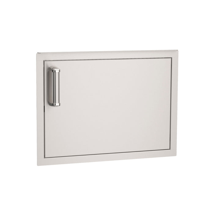 Front view of Fire Magic 5-Series 18"x24.5" Horizontal Single Access Door right hinge 