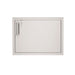 Front view of Fire Magic 5-Series 18"x24.5" Horizontal Single Access Door right hinge with lock 