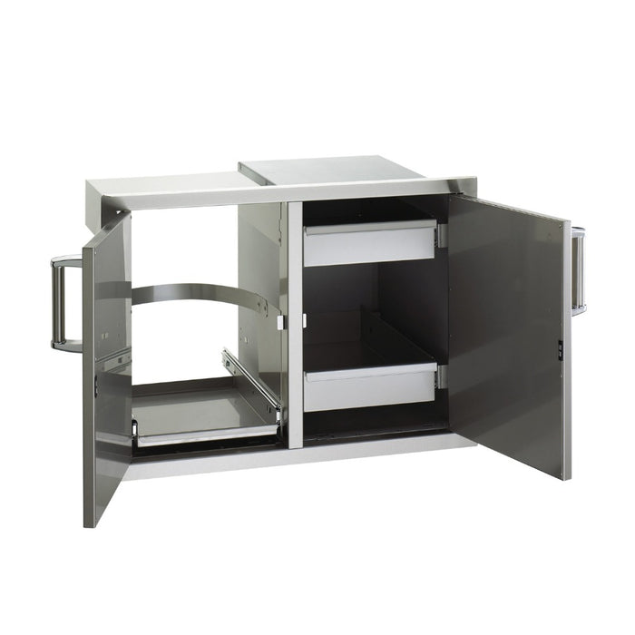 Fire Magic 5-Series Double Doors w/ Trash Tray & Dual Drawers