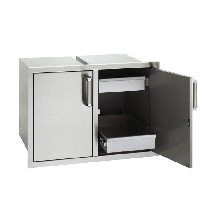 Fire Magic 5-Series Double Doors with 2 Dual Drawers
