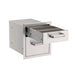 Fire Magic 5-Series Double Drawer shown in open door