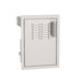 Fire Magic 5-Series Single Access Door w/ Tank Tray & Louvers shown in left hinge