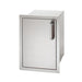 Fire Magic 5-Series Single Door with Dual Drawers shown in left hinge