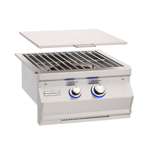 Fire Magic Aurora Power Burner with stainless steel grid