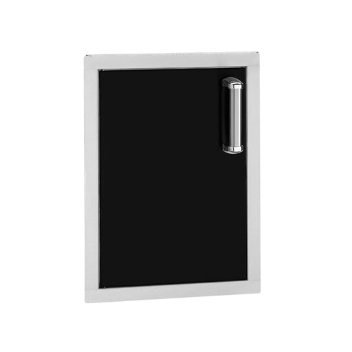 Fire Magic Echelon Black Vertical Single Door shown with left hinge