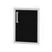 Fire Magic Echelon Black Vertical Single Door shown with right hinge