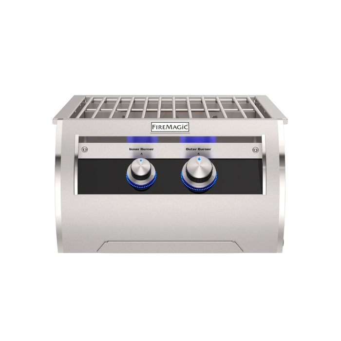Fire Magic Echelon Diamond Power Burner with stainless steel grid
