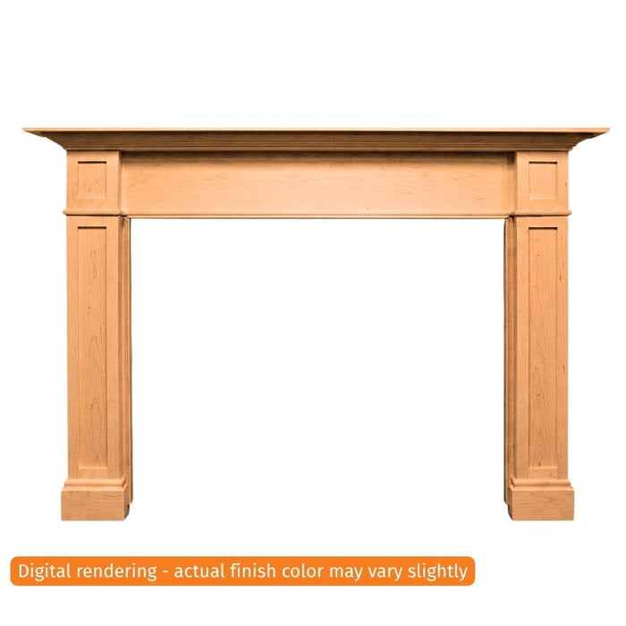 Fireside Finishings Acadia A 61-1/2" Provincial Flush Wood Mantel Product