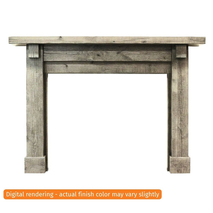 Fireside Finishings Battlefield B 65" New Gray Flush Wood Mantel Product
