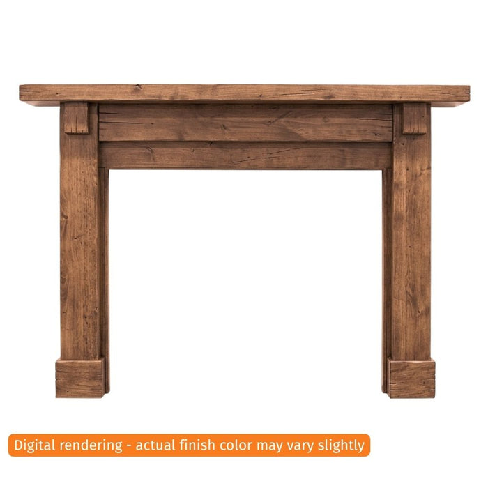 Fireside Finishings Battlefield B 65" Provincial Flush Wood Mantel Product