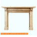 Fireside Finishings Battlefield B 65" Whitewash Flush Wood Mantel Product