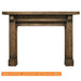 Fireside Finishings Battlefield B 70" Ebony Flush Wood Mantel Product