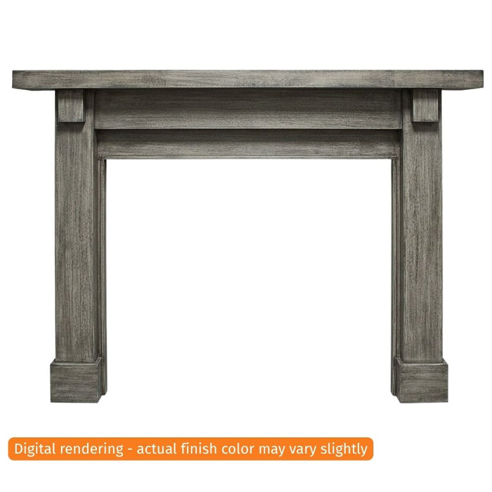 Fireside Finishings Battlefield B 70" New Gray Flush Wood Mantel Product