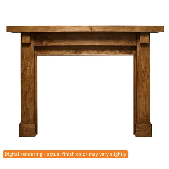 Fireside Finishings Battlefield B 70" Provincial Flush Wood Mantel Product