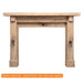 Fireside Finishings Battlefield B 70" Unfinished Distressed Knotty Alder Flush Wood Mantel Product