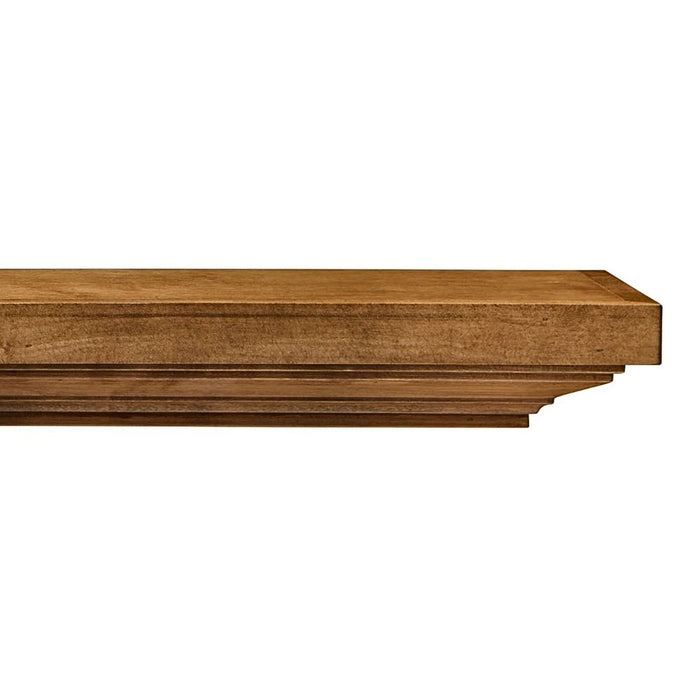 Fireside Finishings Baxter 48" Wood Mantel Shelf Provincial Product