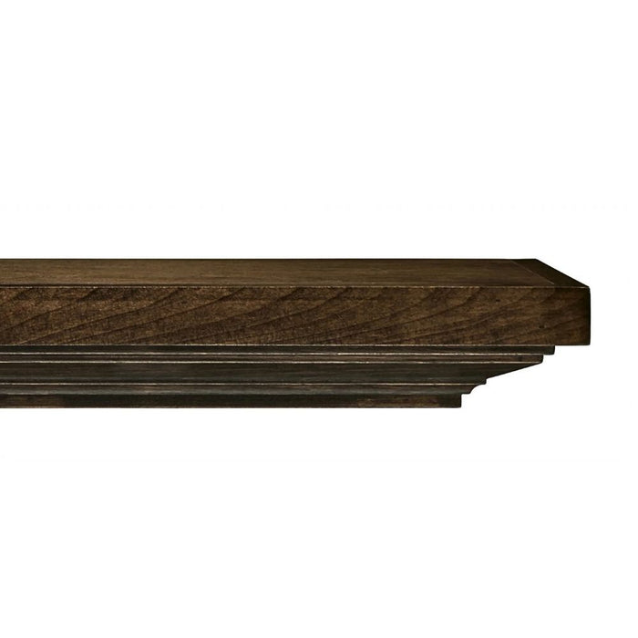 Fireside Finishings Baxter 72" Wood Mantel Shelf Ebony Product