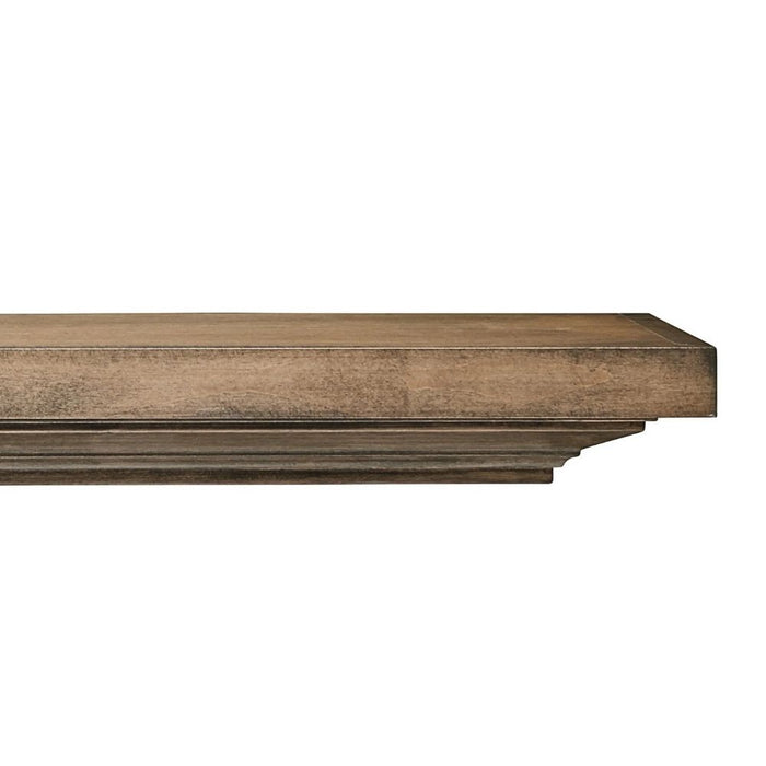 Fireside Finishings Baxter 72" Wood Mantel Shelf New Gray Product