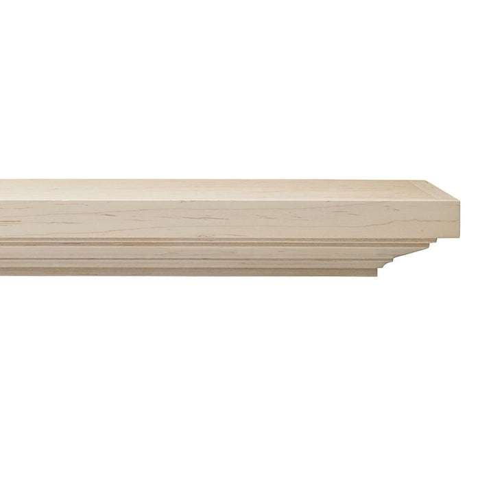 Fireside Finishings Baxter 72" Wood Mantel Shelf Whitewash Product