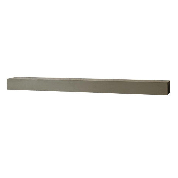 Fireside Finishings Cove Gray 72" Modern Non-Combustible Mantel Shelf