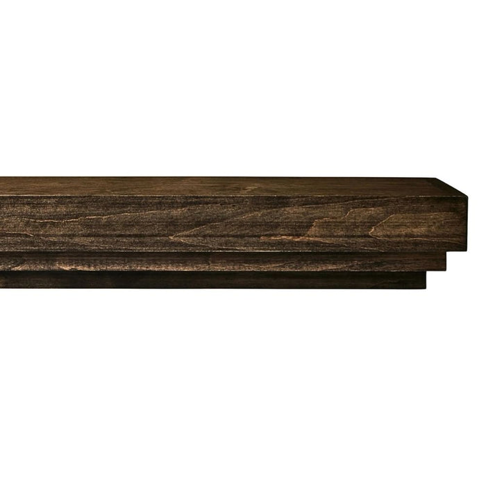 Fireside Finishings Crosby 48" Ebony Wood Mantel Shelf Product