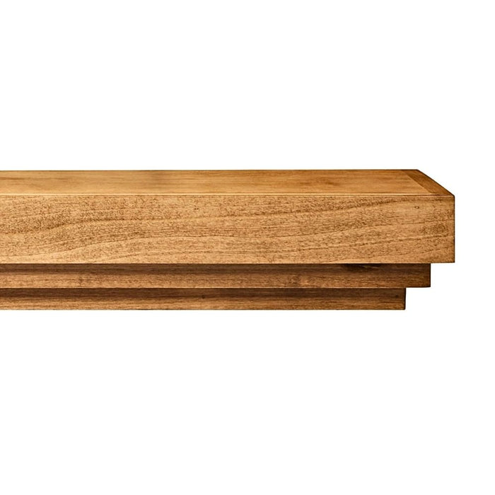 Fireside Finishings Crosby 59" Provincial Wood Mantel Shelf Product