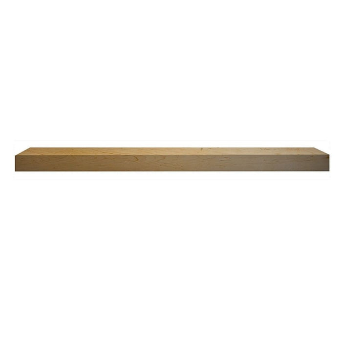 Fireside Finishings Fillmore 48" Unfinished Maple Wood Mantel Shelf