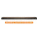 Fireside Finishings Fillmore 59" Ebony Wood Mantel Shelf