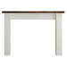 Fireside Finishings Laurel C 67-1/2" Ebony Flush Wood Mantel