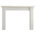 Fireside Finishings Laurel C 67-1/2" Whitewash Wood Mantel