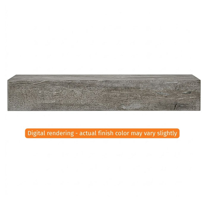 Fireside Finishings Ozark 48" New Gray Wood Mantel Shelf Product