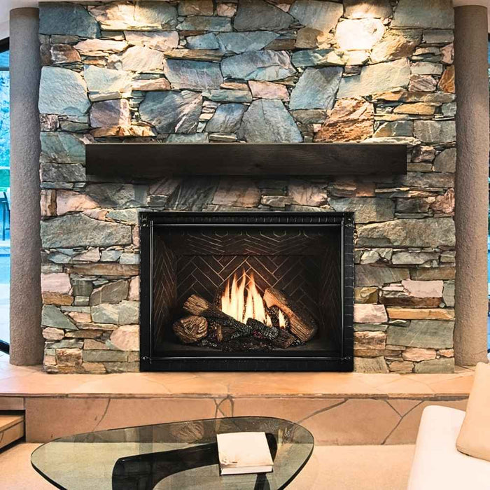 Fireside Finishings Ozark 59" Wood Mantel Shelf