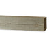 Fireside finishings washed cedar traditional non-combustible mantel shelf in a plain white background.