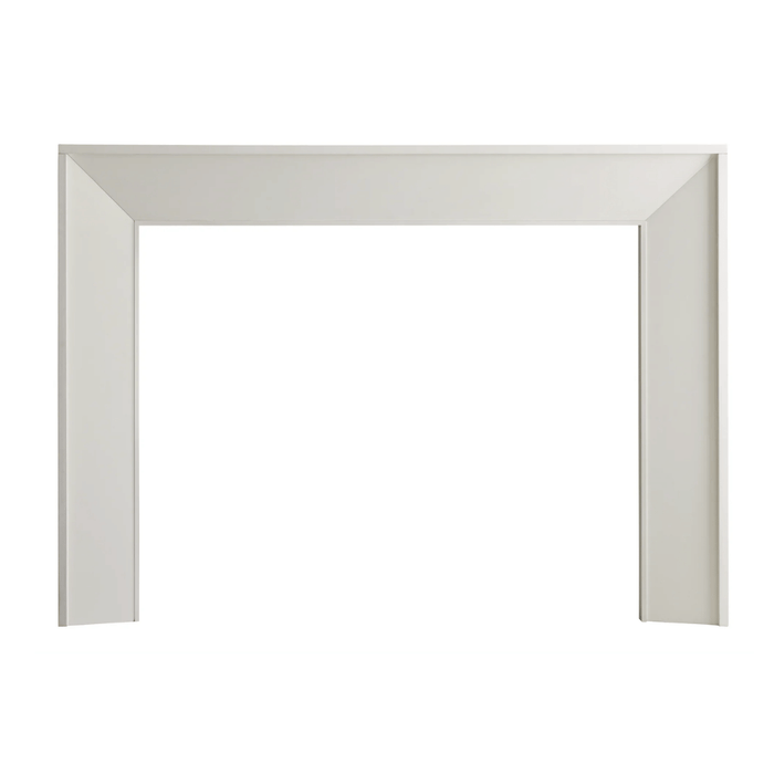 Fireside Finishings Zimmer A 60" Flush Wood Mantel against a plain white background.